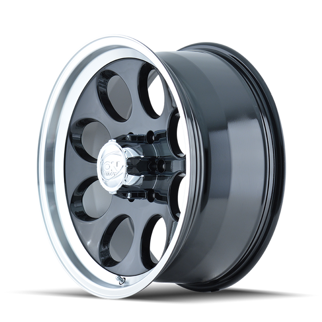 ION Style 171 Wheel – Black / Machined Lip