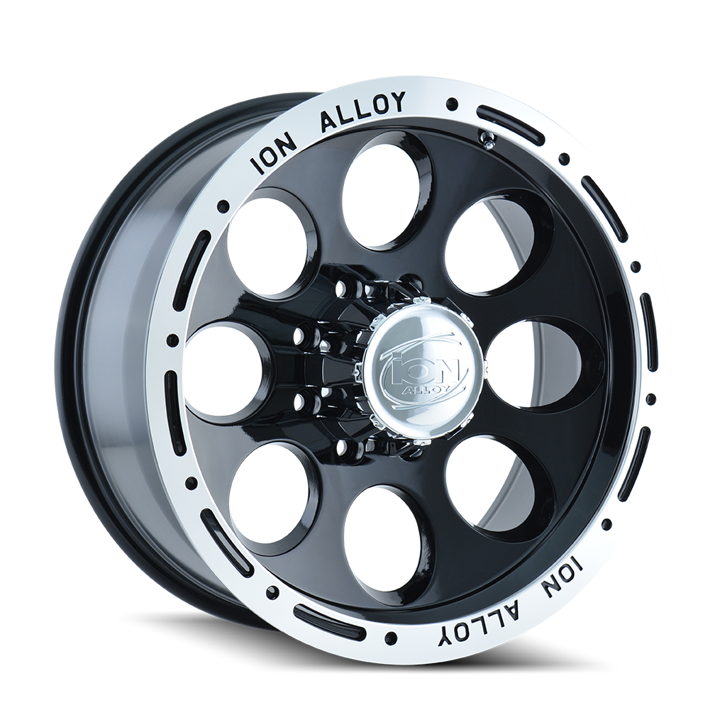 ION Style 174 Wheel – Black/Machined Beadlock