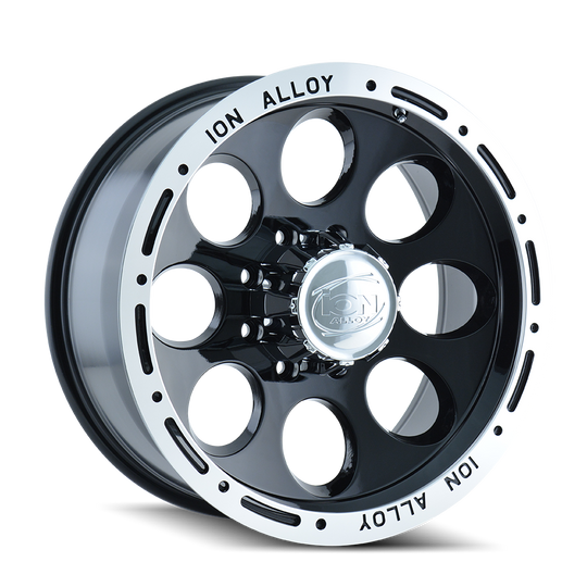 ION Style 174 Wheel – Black/Machined Beadlock