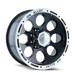 ION Style 174 Wheel – Black/Machined Beadlock