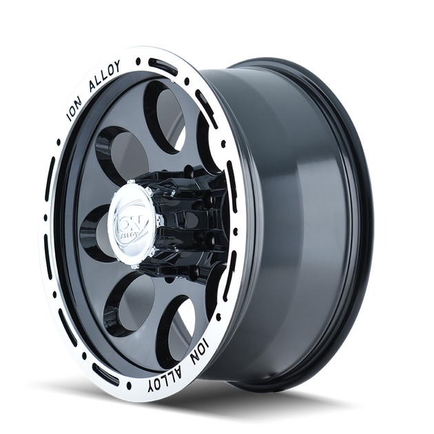 ION Style 174 Wheel – Black/Machined Beadlock