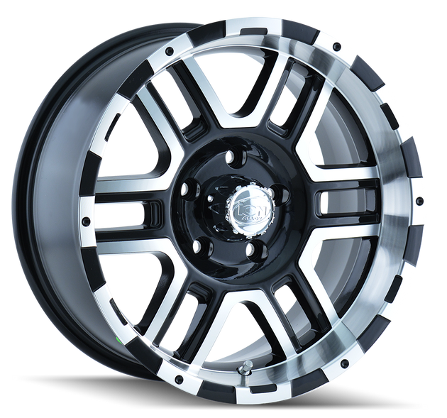ION Style 179 Wheel – Black w/ Machined Face & Lip