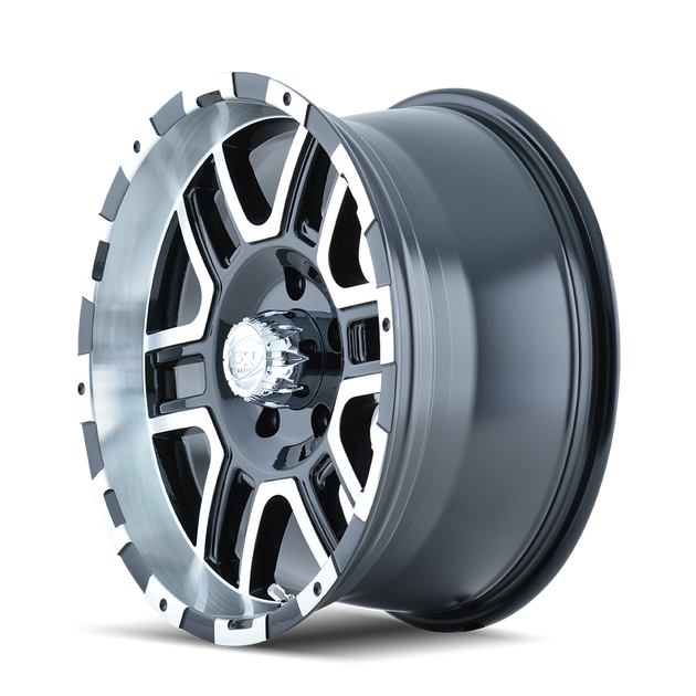 ION Style 179 Wheel – Black w/ Machined Face & Lip