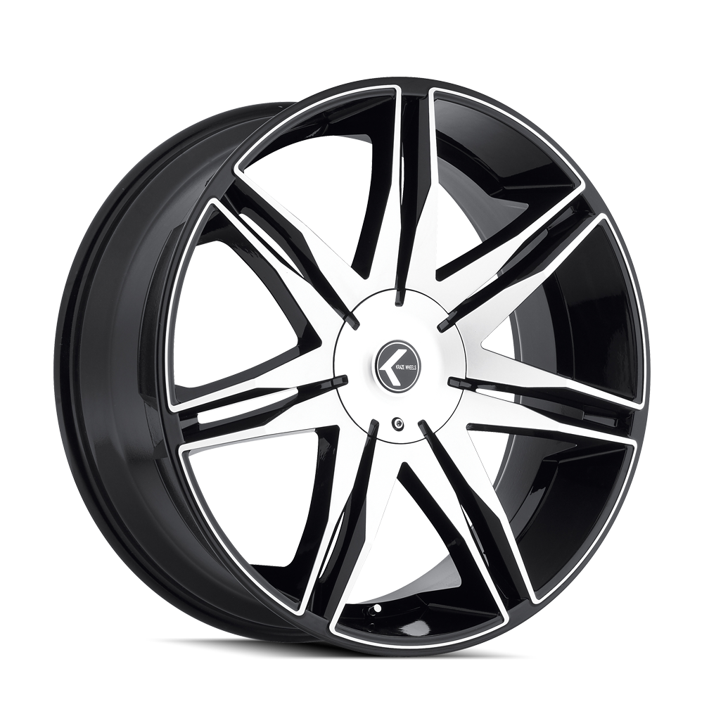 Kraze Epic KR143 Wheel – Black Machined Face