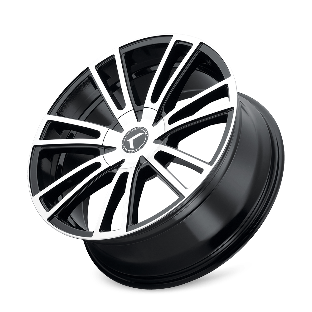 Kraze Spectra 183 Wheel – Gloss Black w/ Machined Face