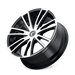Kraze Spectra 183 Wheel – Gloss Black w/ Machined Face