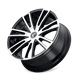 Kraze Spectra 183 Wheel – Gloss Black w/ Machined Face