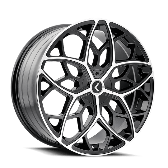 Kraze Ricochet KR184 Wheel – Black Machined