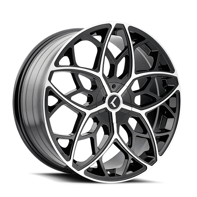 Kraze Ricochet KR184 Wheel – Black Machined