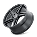 Kraze Milano KR195 Wheel – Satin Black