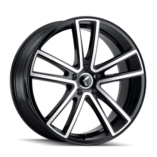 Kraze Lusso KR190 Wheel – Black Machined