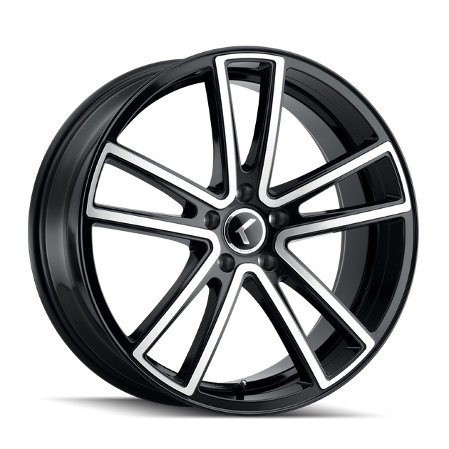 Kraze Lusso KR190 Wheel – Black Machined