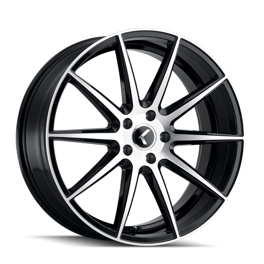 Kraze Cosmos KR194 Wheel – Gloss Black Machined Face