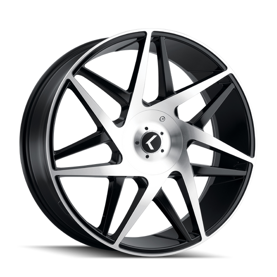Kraze Phase KR192 Wheel – Black Machined