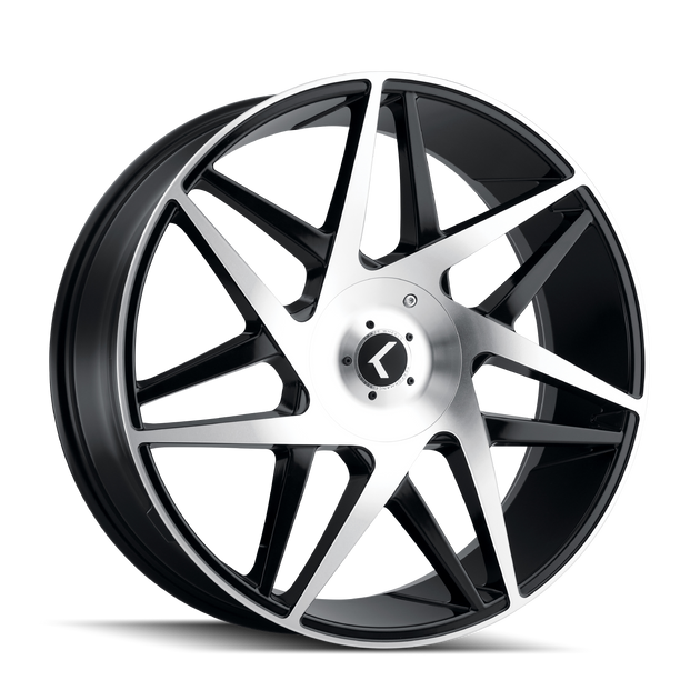 Kraze Phase KR192 Wheel – Black Machined
