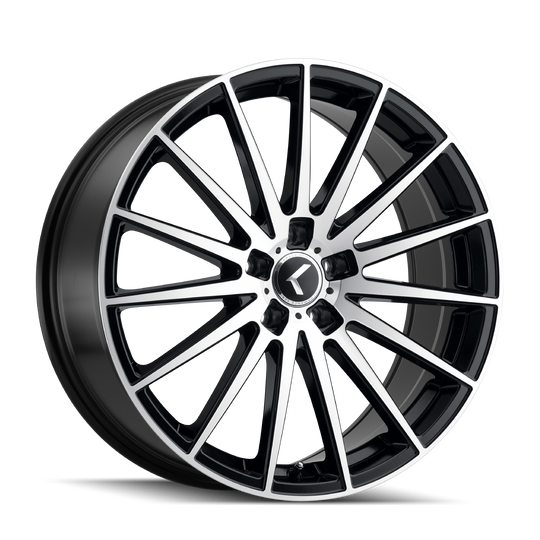 Kraze Stunna KR191 Wheel – Black Machined