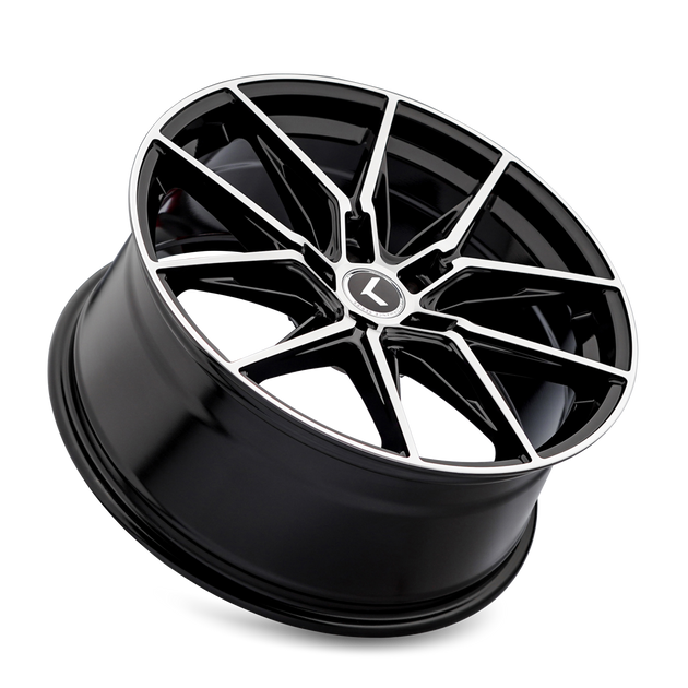 Kraze Evolve KR196 Wheel – Black w/ Machined Face