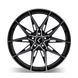 Kraze Evolve KR196 Wheel – Black w/ Machined Face