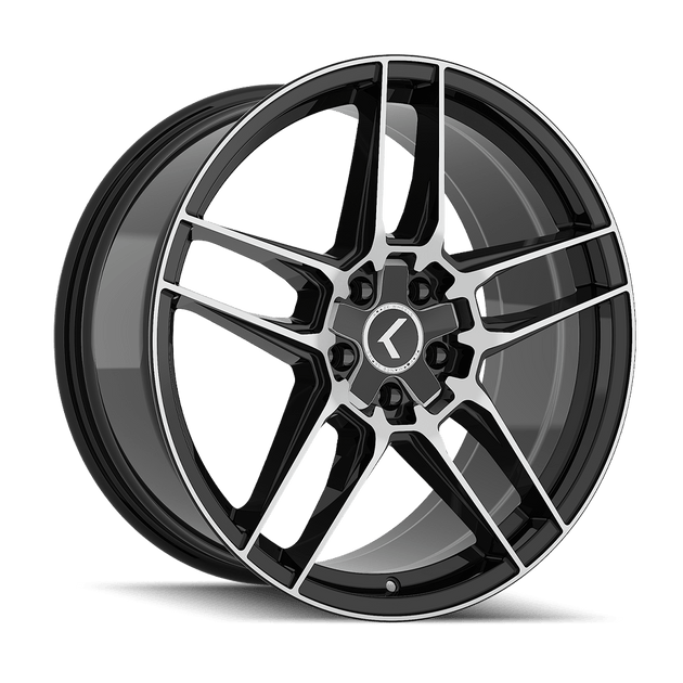 Kraze Converge 197 Wheel – Gloss Black Machined