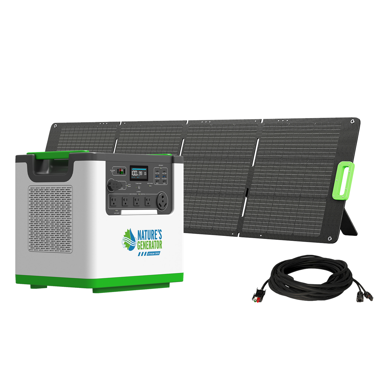 Nature's Generator L3600 solar generator package