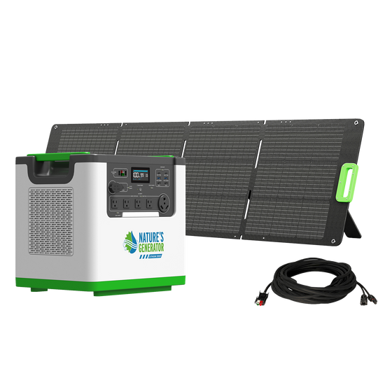 Nature's Generator L3600 solar generator package