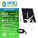 L3600 with solar panels and wind turbine in use