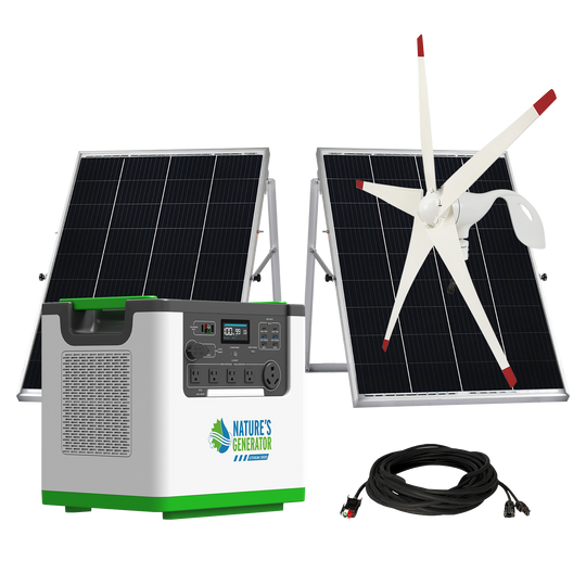 Nature's Generator L3600 wind and solar generator package