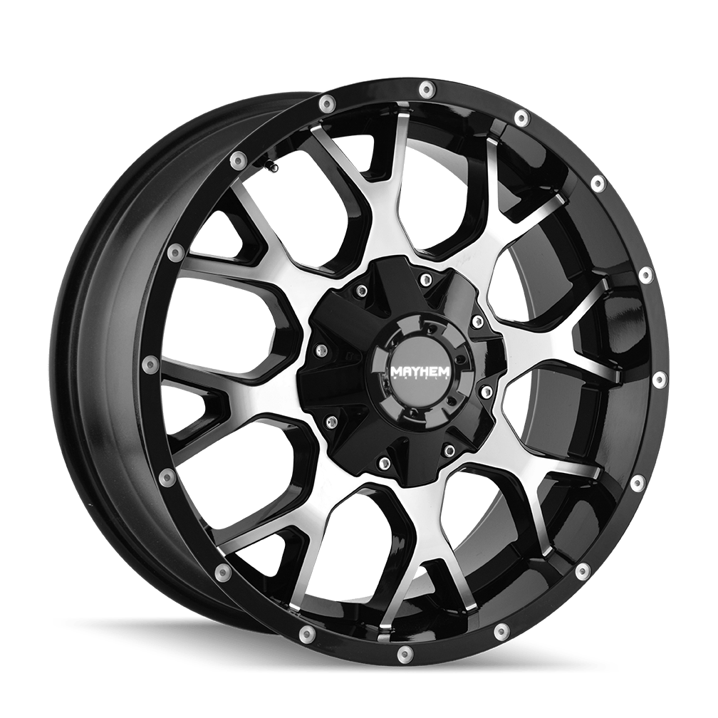 Mayhem Warrior 8015 Wheel – Black/Machined Face