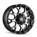 Mayhem Warrior 8015 Wheel – Black/Machined Face