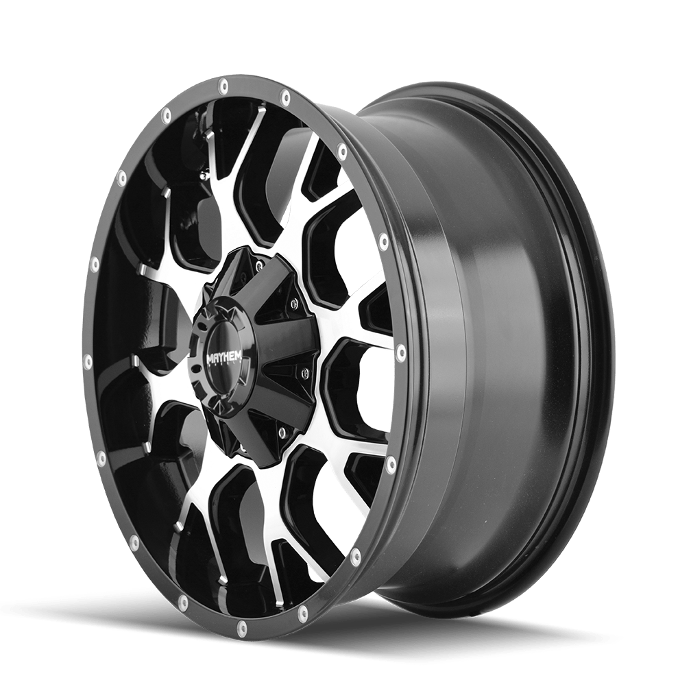 Mayhem Warrior 8015 Wheel – Black/Machined Face