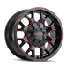 Mayhem Warrior 8015 Wheel – Black w/ Prism Red