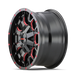 Mayhem Warrior 8015 Wheel – Black w/ Prism Red