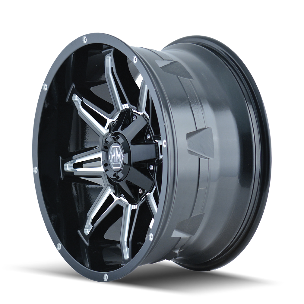 Mayhem Rampage 8090 Wheel – Black/Milled Spokes