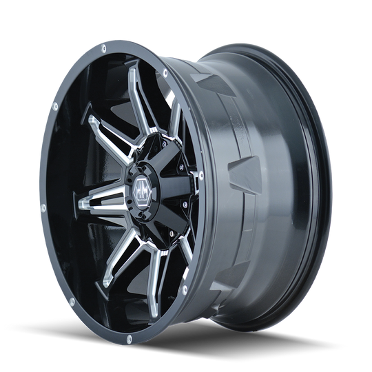 Mayhem Rampage 8090 Wheel – Black/Milled Spokes