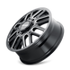 Mayhem Cogent Dually 8107D Wheel – Gloss Black w/ Milled Spokes