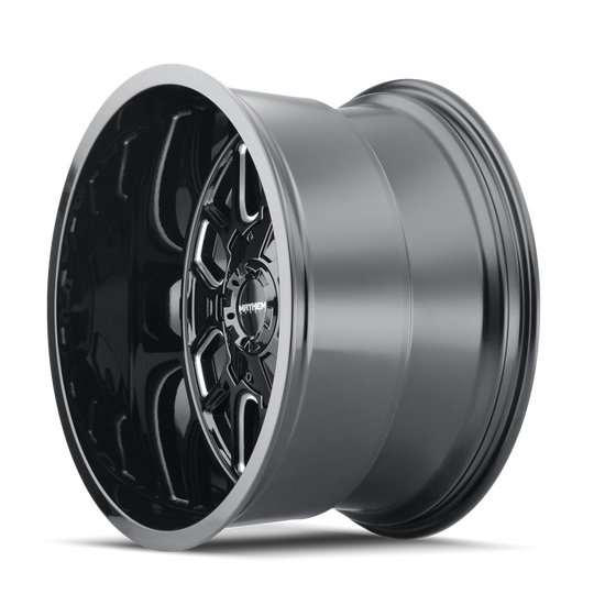 Mayhem Cogent 8107 Wheel – Gloss Black w/ Milled Spokes