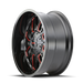 Mayhem Cogent 8107 Wheel – Gloss Black w/ Prism Red