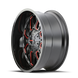 Mayhem Cogent 8107 Wheel – Gloss Black w/ Prism Red