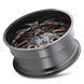 Mayhem Cogent 8107 Wheel – Gloss Black w/ Prism Red