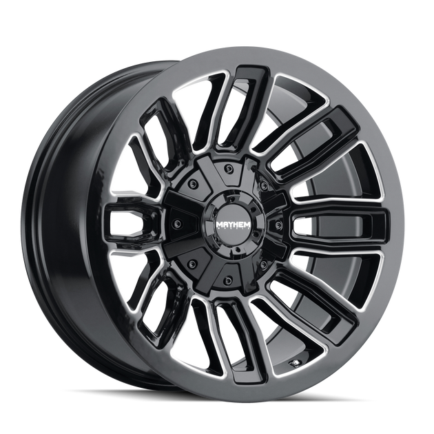 Mayhem Decoy 8108 Wheel – Gloss Black w/ Milled Spokes