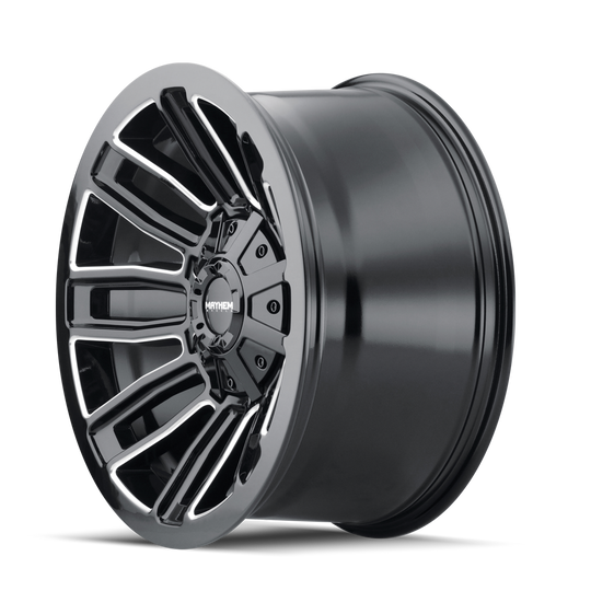 Mayhem Decoy 8108 Wheel – Gloss Black w/ Milled Spokes
