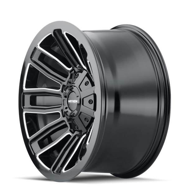 Mayhem Decoy 8108 Wheel – Gloss Black w/ Milled Spokes
