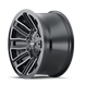 Mayhem Decoy 8108 Wheel – Gloss Black w/ Milled Spokes
