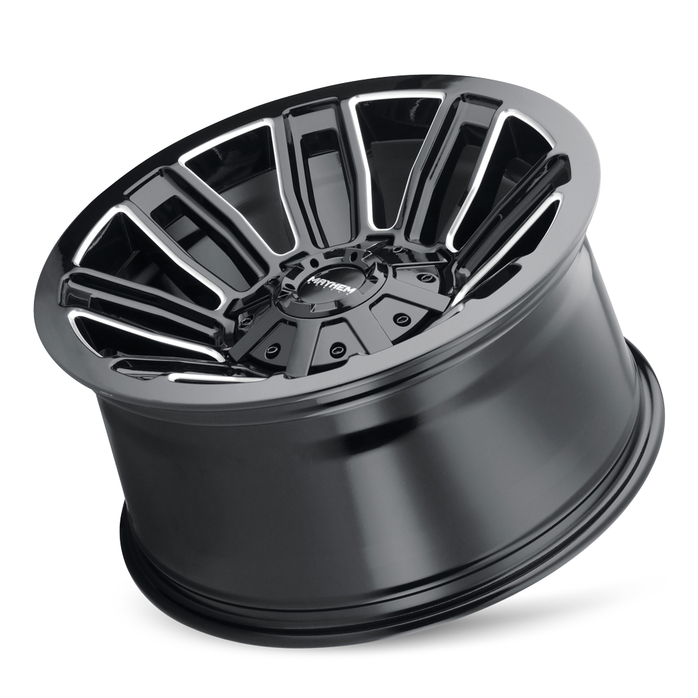 Mayhem Decoy 8108 Wheel – Gloss Black w/ Milled Spokes