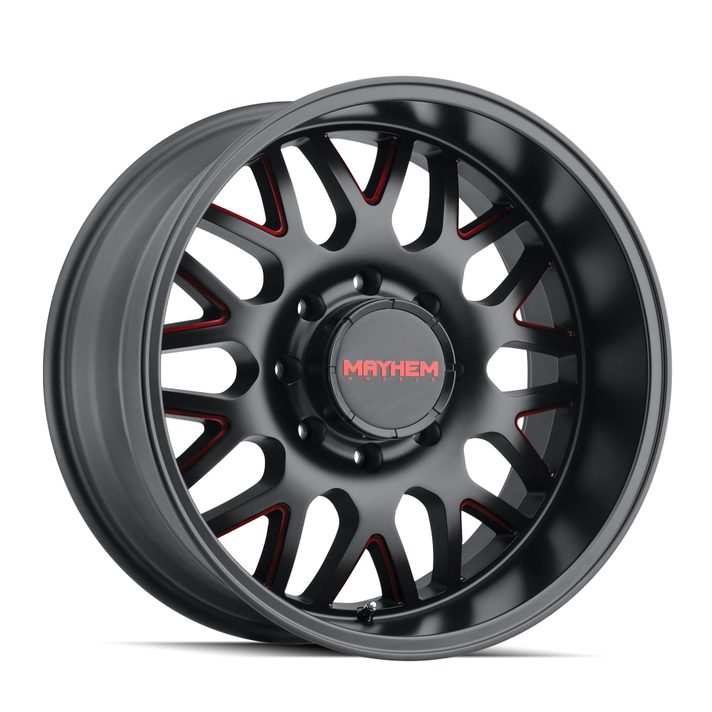 Mayhem Tripwire 8110 Wheel – Black Milled w/ Prism Red