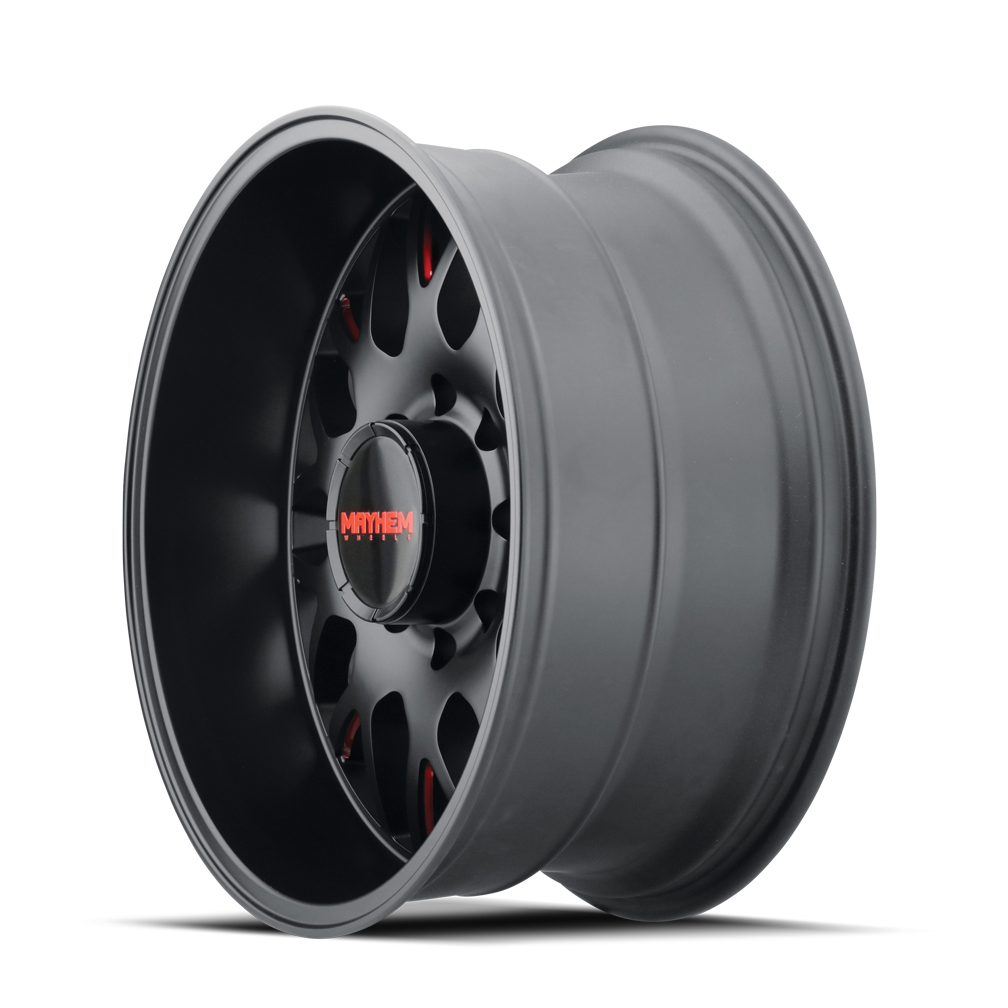 Mayhem Tripwire 8110 Wheel – Black Milled w/ Prism Red