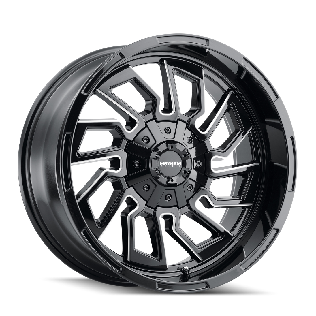 Mayhem Flywheel 8111 Wheel – Gloss Black w/ Milled Spokes