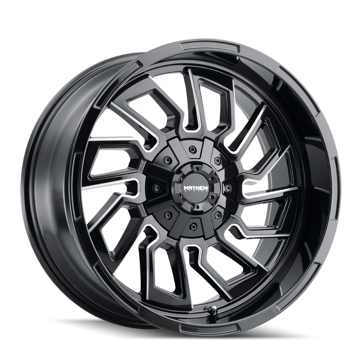 Mayhem Flywheel 8111 Wheel – Gloss Black w/ Milled Spokes