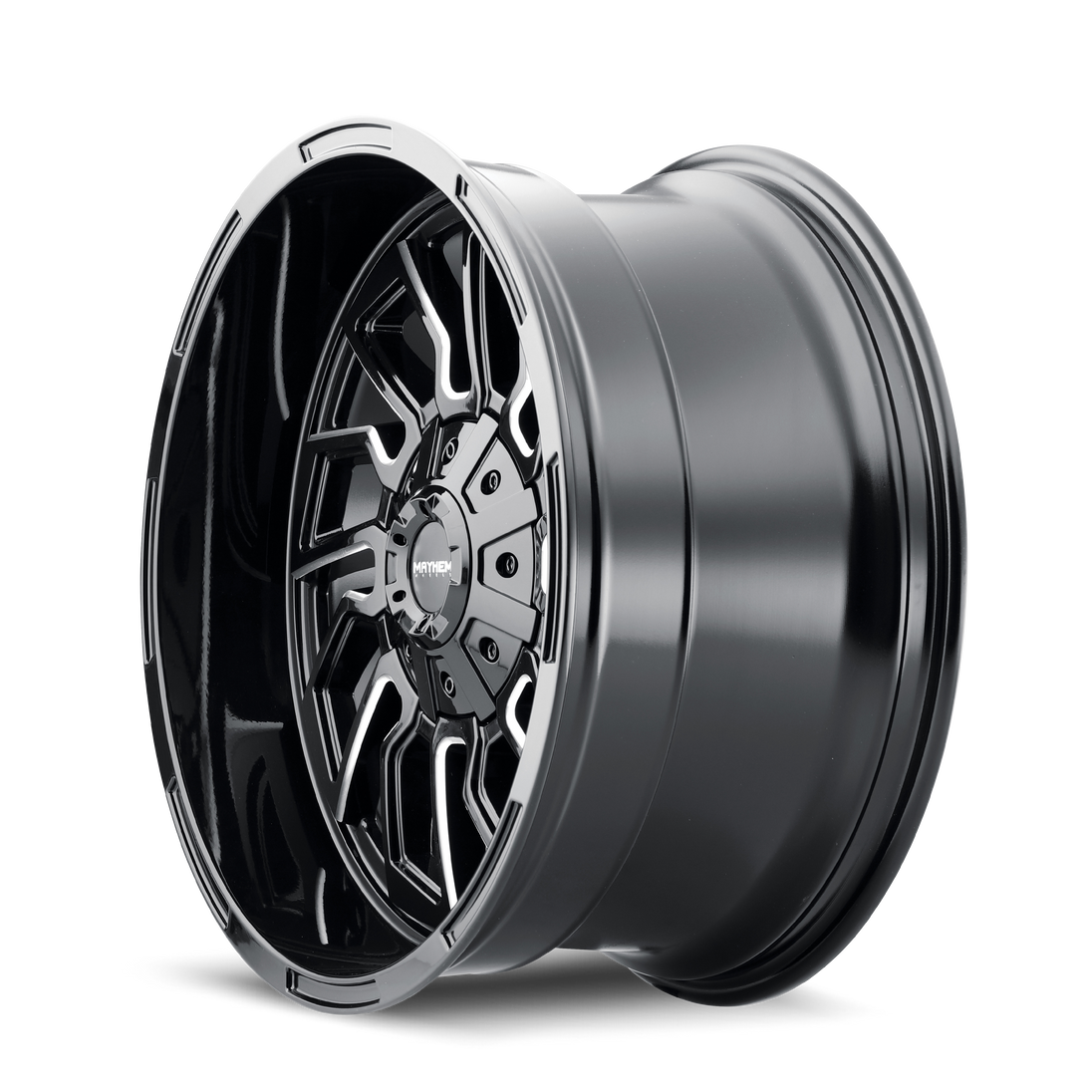 Mayhem Flywheel 8111 Wheel – Gloss Black w/ Milled Spokes