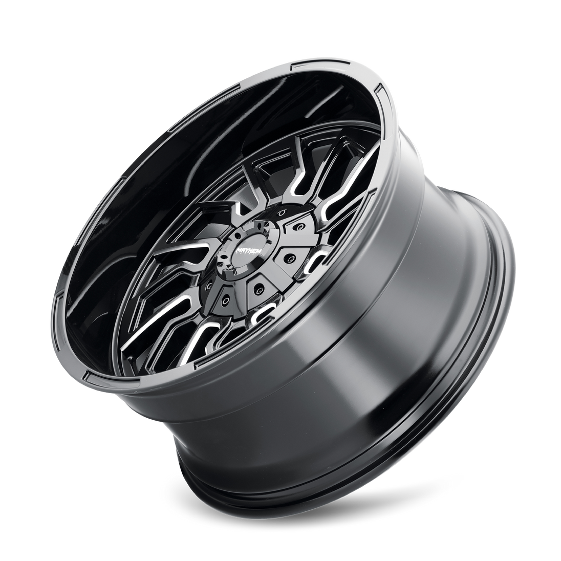 Mayhem Flywheel 8111 Wheel – Gloss Black w/ Milled Spokes